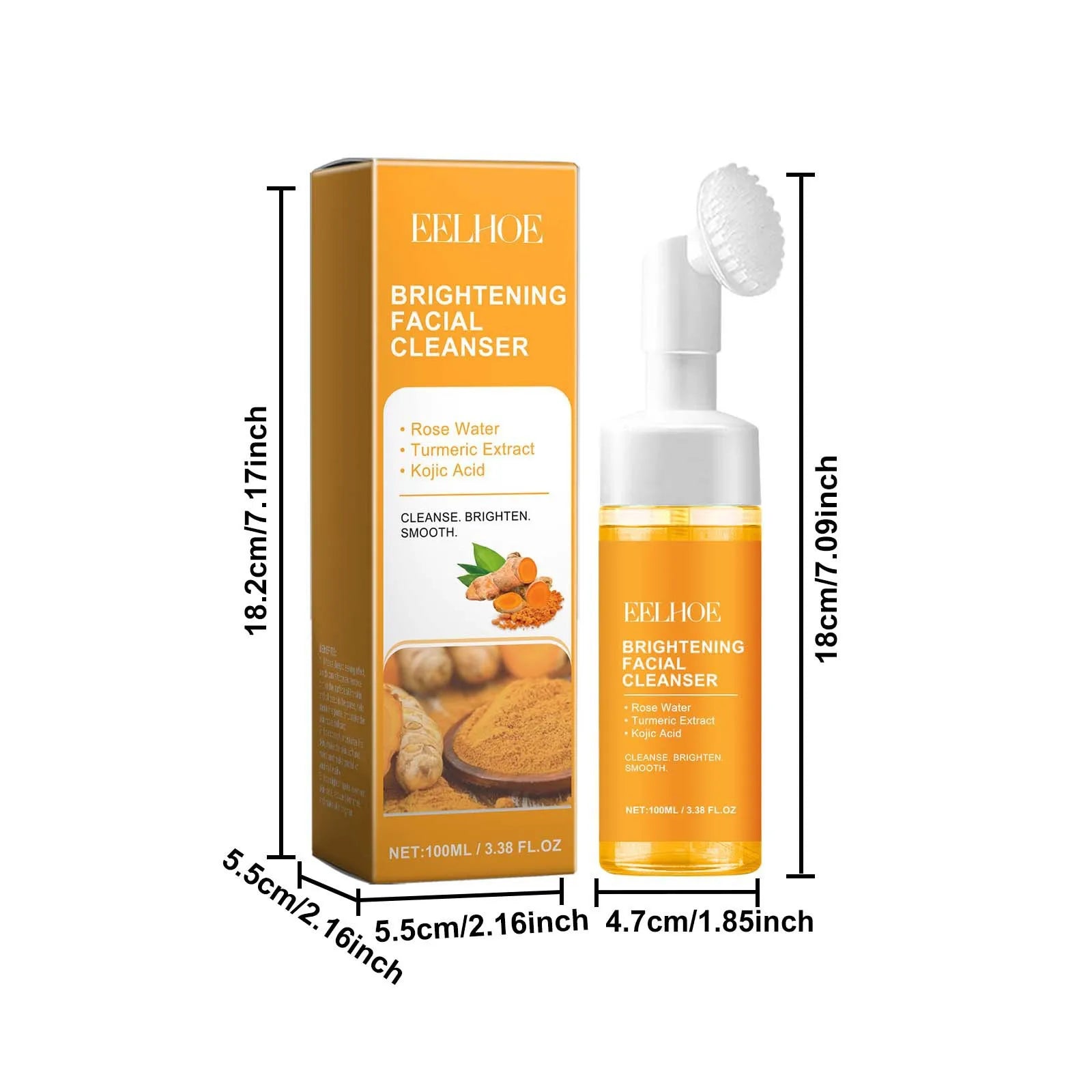 EELHOE Turmeric Facial Cleanser – Oil Control & Pore Care