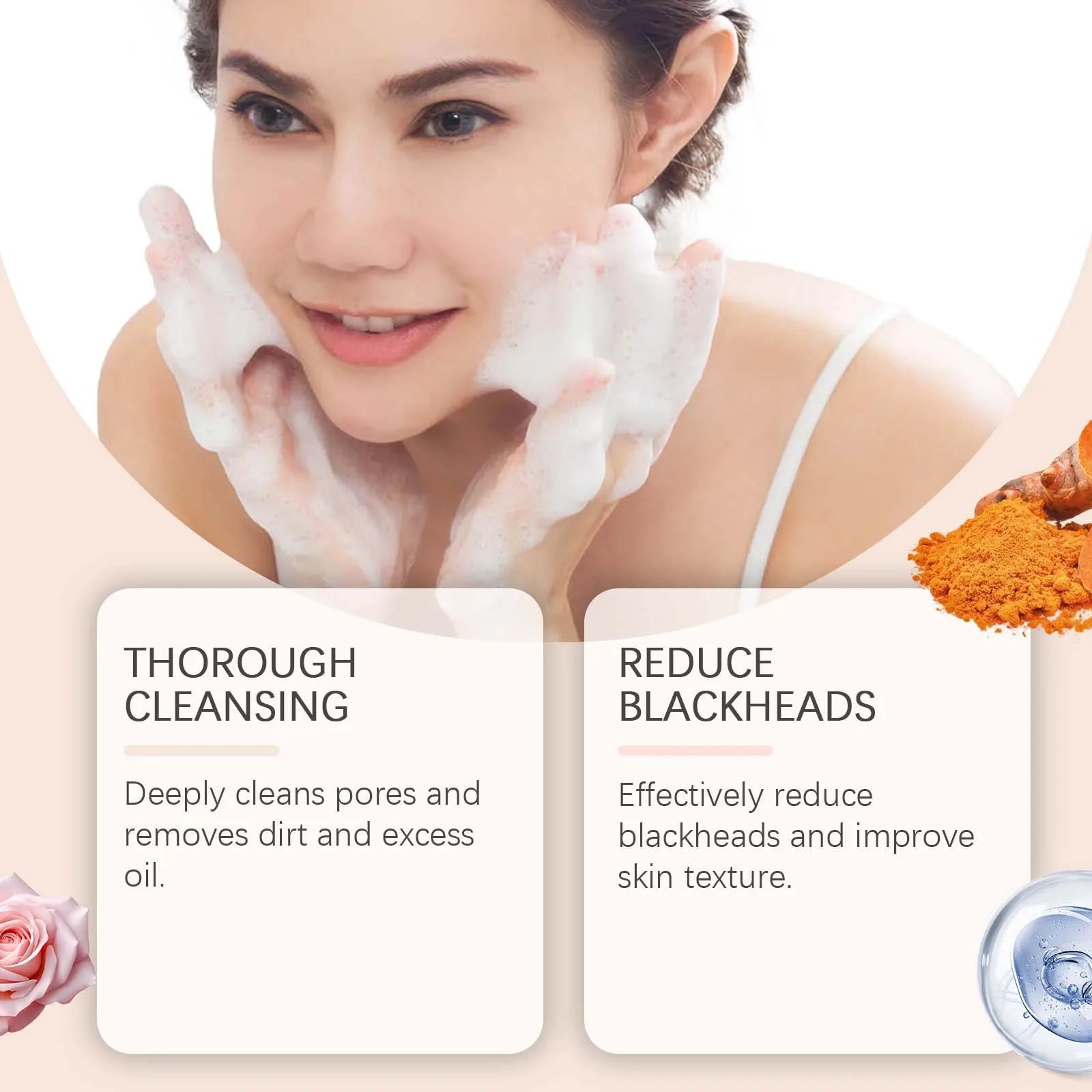 EELHOE Turmeric Facial Cleanser – Oil Control & Pore Care