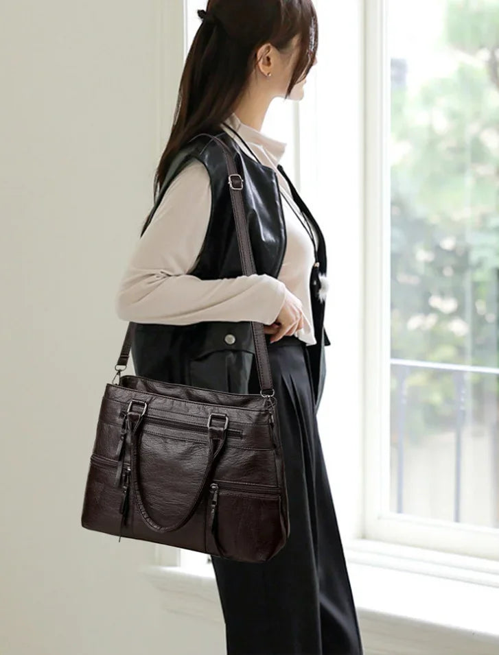 Premium Faux Leather Handbag – Modern & Chic