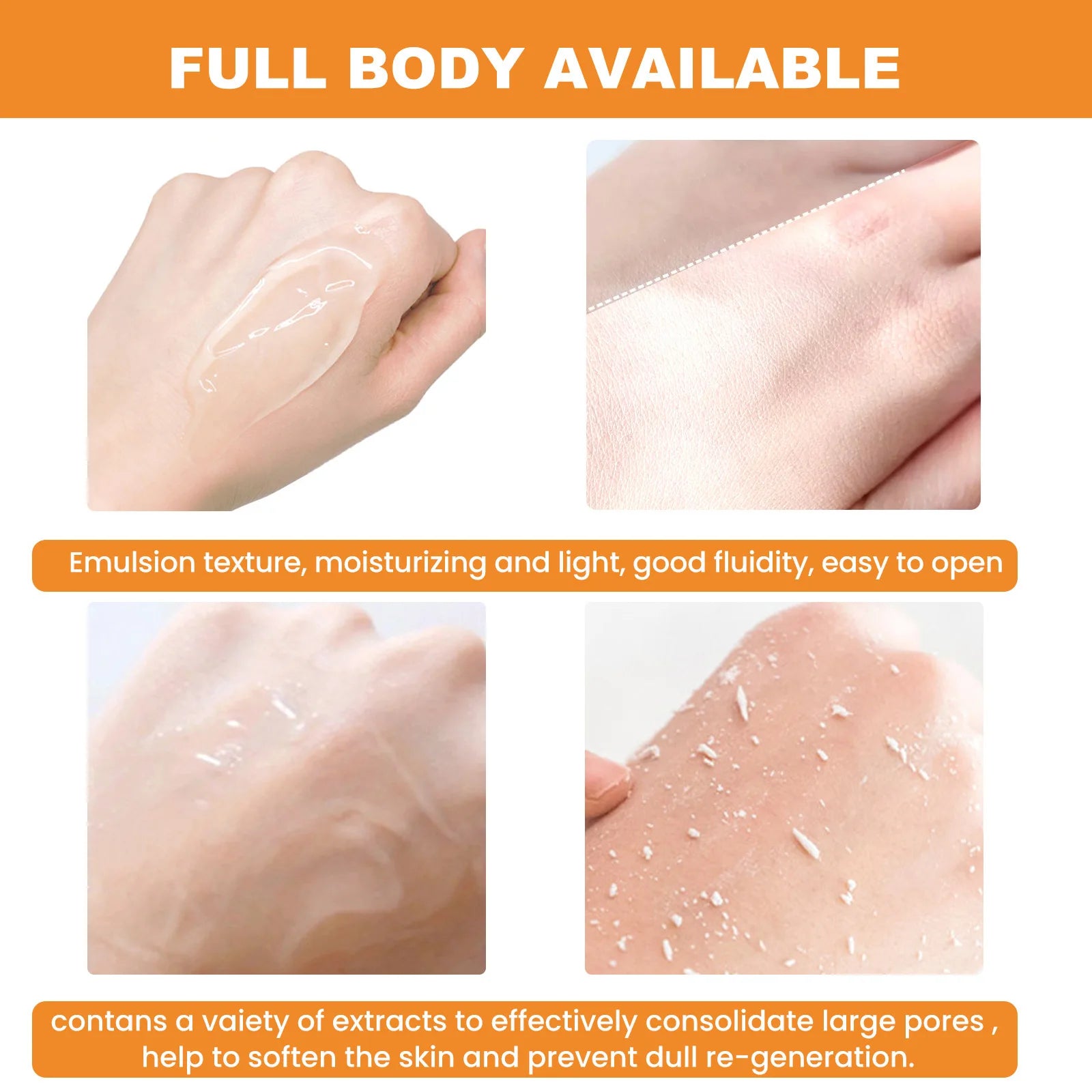 Orange Exfoliating Gel – Brightening & Gentle Scrub