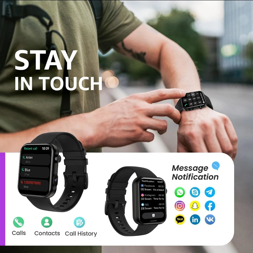 SmartWatch Pro 2025 – Waterproof with Camera