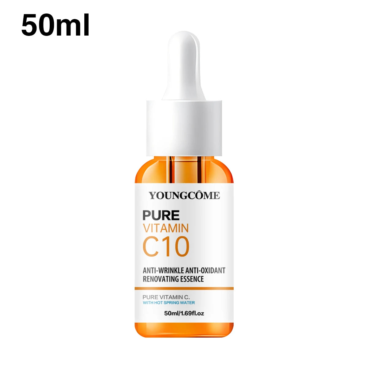 Vitamin C + Hyaluronic Acid Serum – Brightening & Anti-Aging
