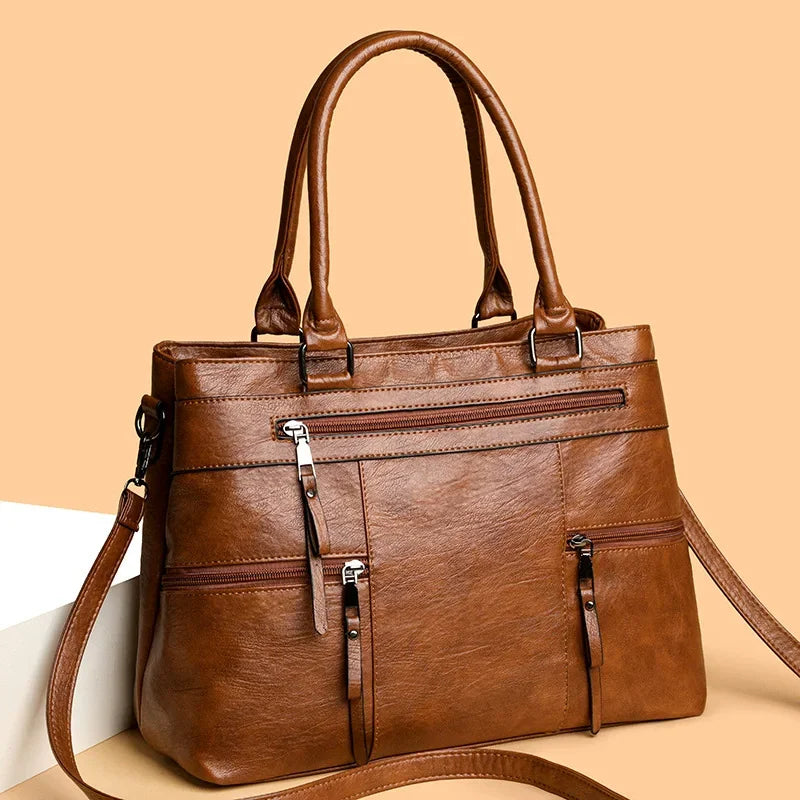 Premium Faux Leather Handbag – Modern & Chic