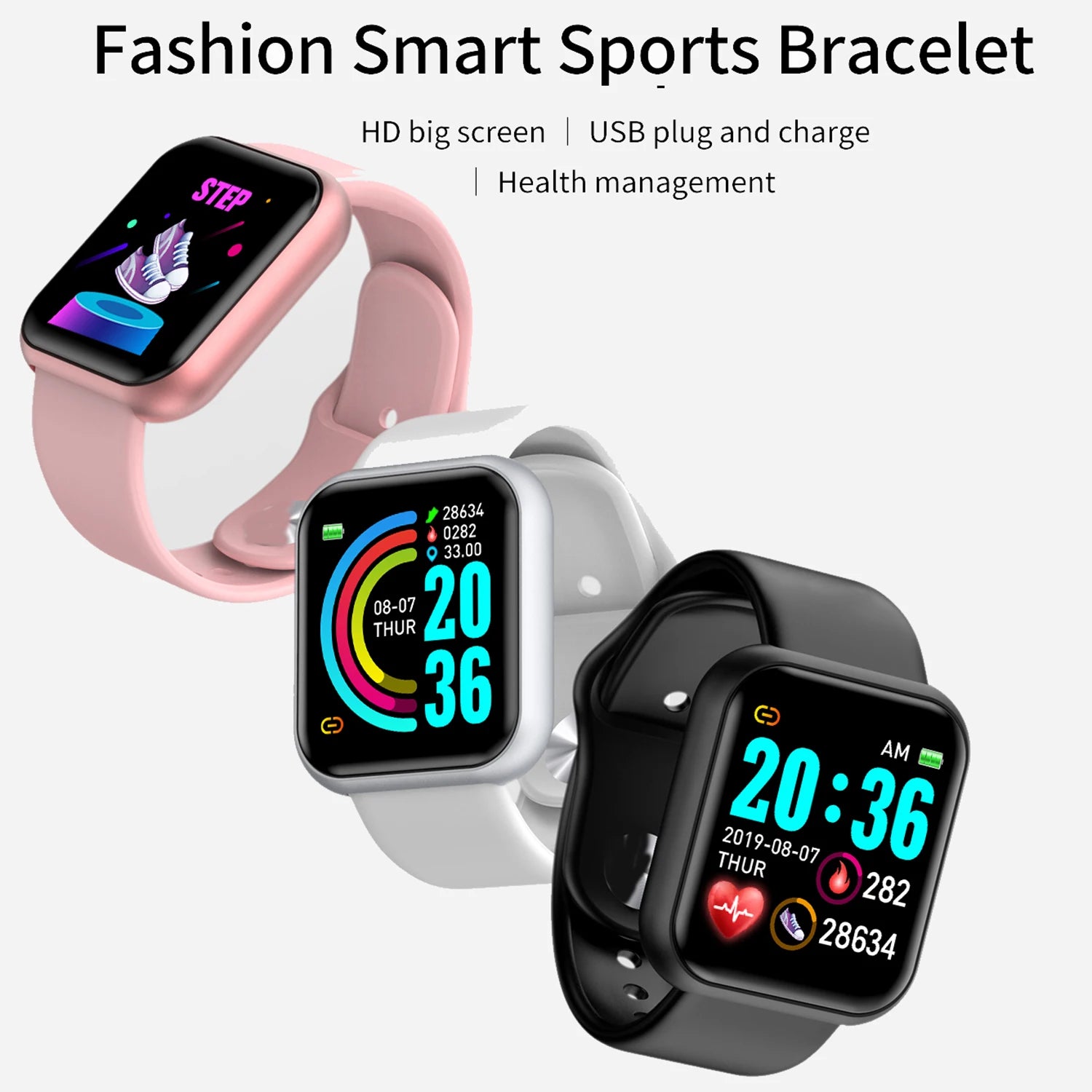 Unisex Digital SmartWatch – Modern & Practical