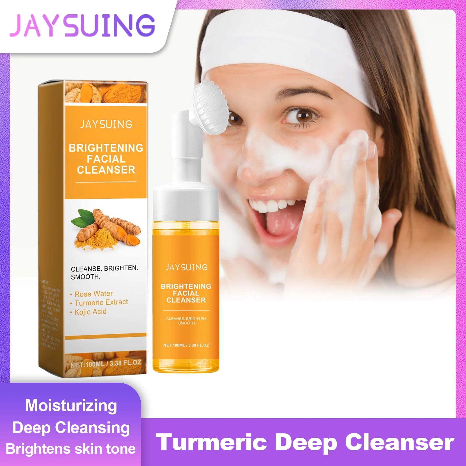 Jaysuing Turmeric Cleanser – Brightening & Anti-Wrinkle
