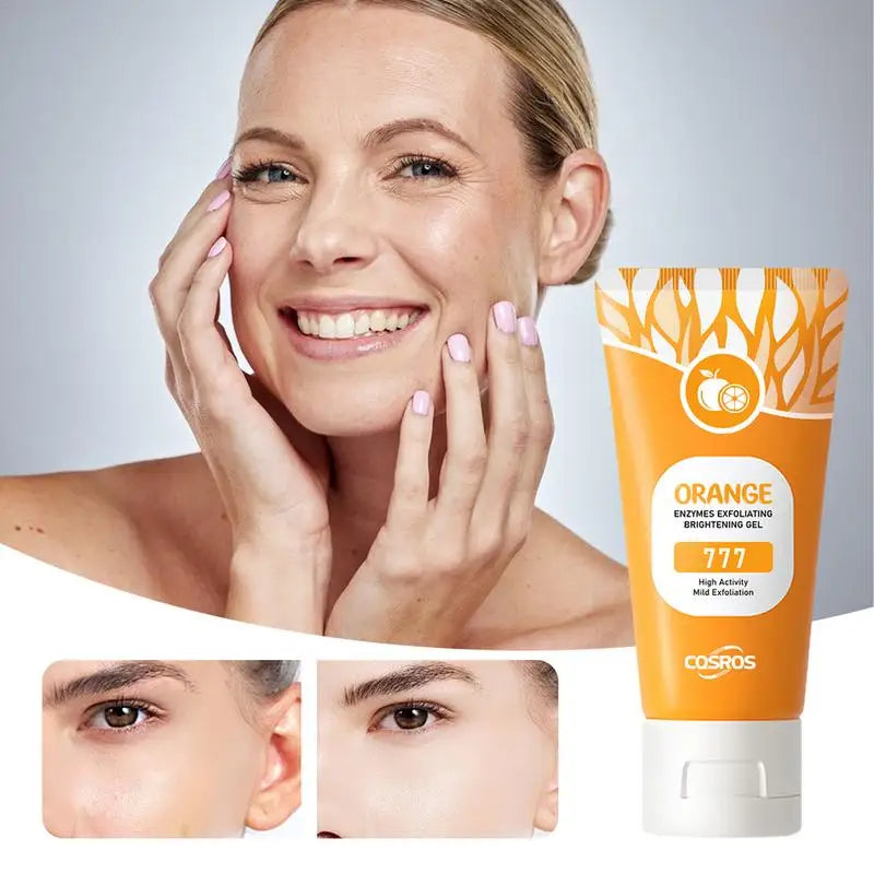 Orange Exfoliating Gel – Gentle Face & Body Scrub