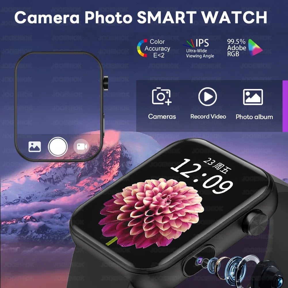 SmartWatch Pro 2025 – Waterproof with Camera