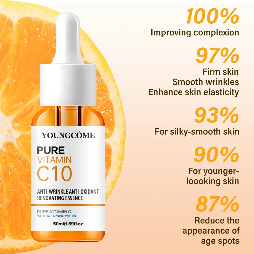 Vitamin C + Hyaluronic Acid Serum – Brightening & Anti-Aging