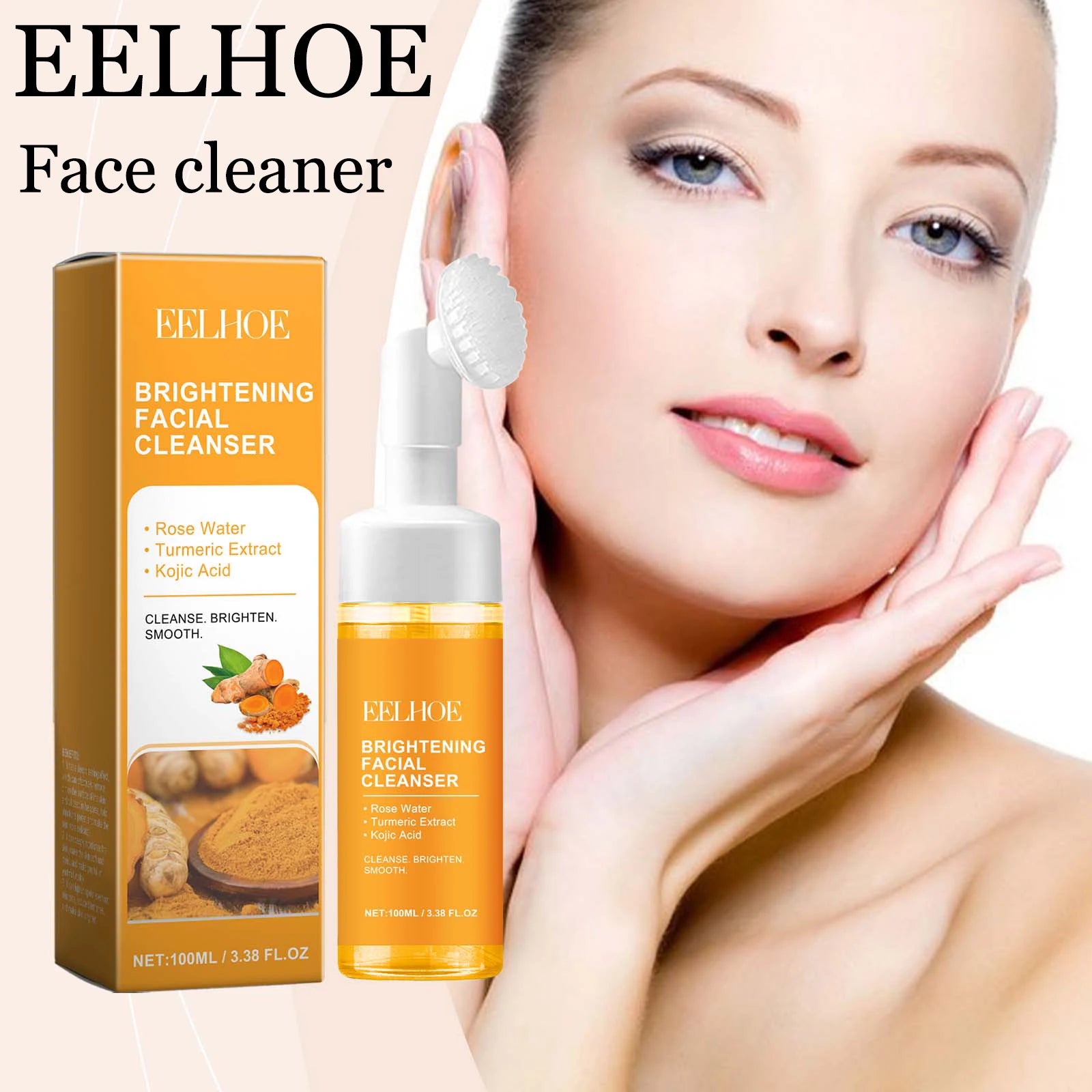 EELHOE Turmeric Facial Cleanser – Oil Control & Pore Care