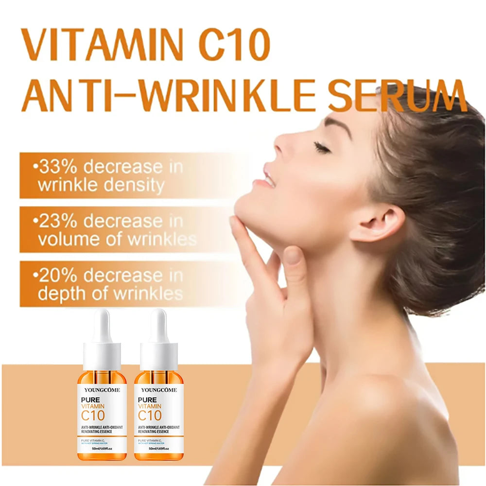 Vitamin C + Hyaluronic Acid Serum – Brightening & Anti-Aging