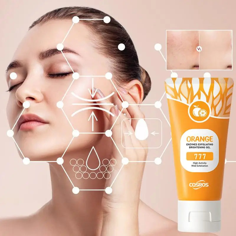 Orange Exfoliating Gel – Gentle Face & Body Scrub