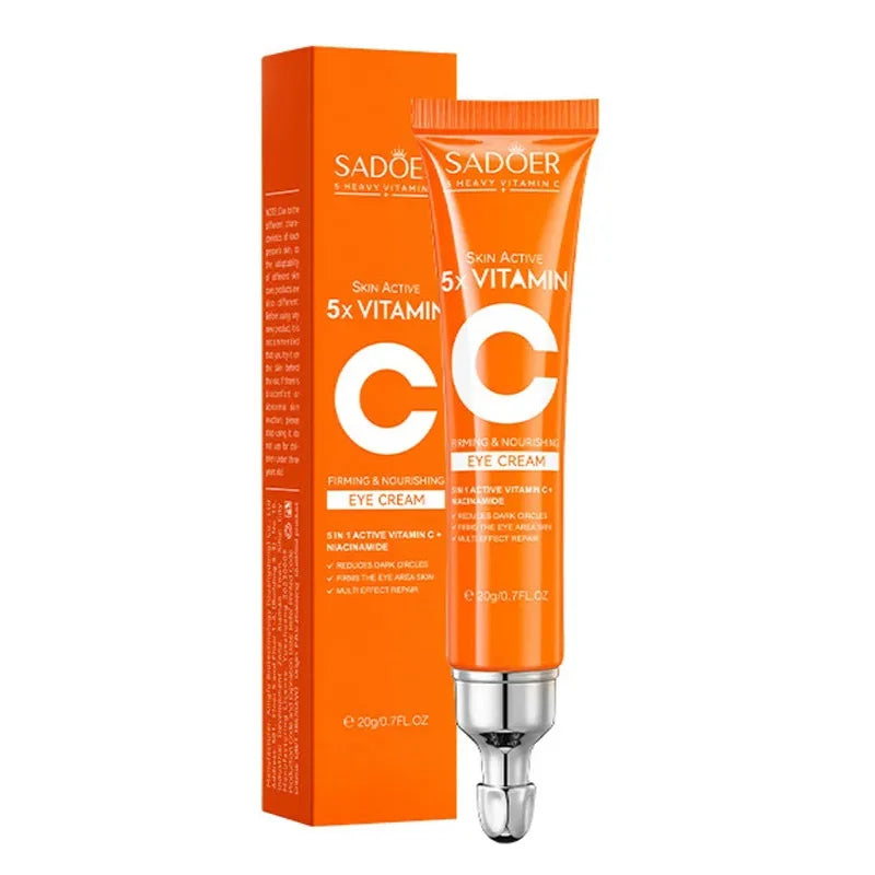 SADOER Vitamin C Eye Cream – Dark Circles & Puffiness