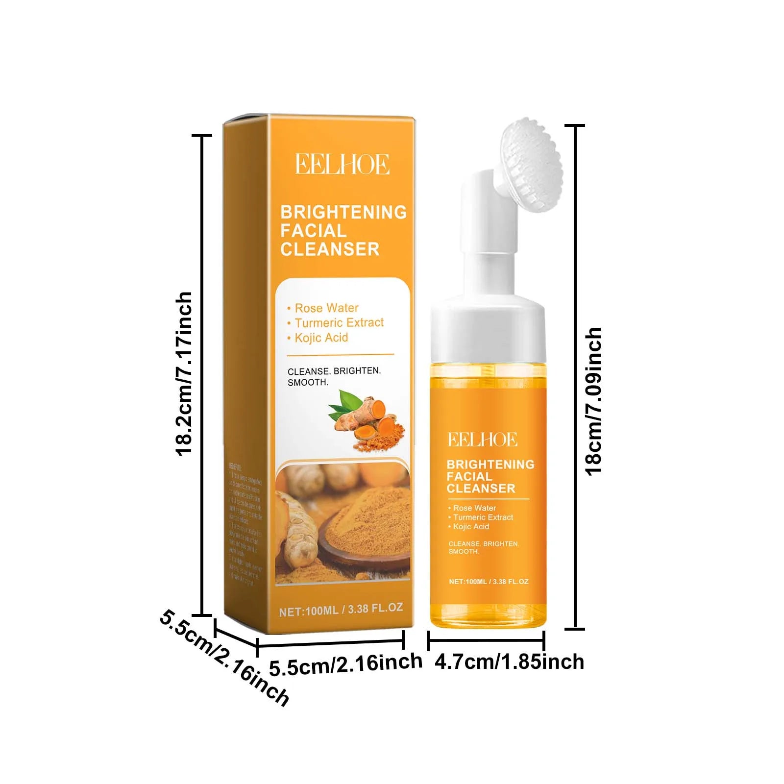 EELHOE Turmeric Facial Cleanser – Oil Control & Pore Care