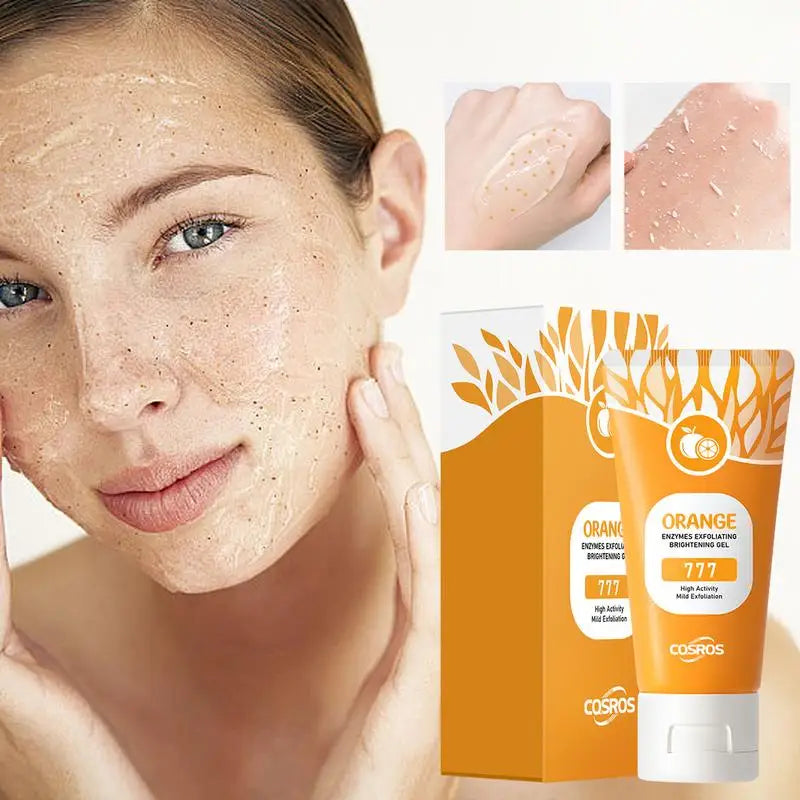 Orange Exfoliating Gel – Gentle Face & Body Scrub