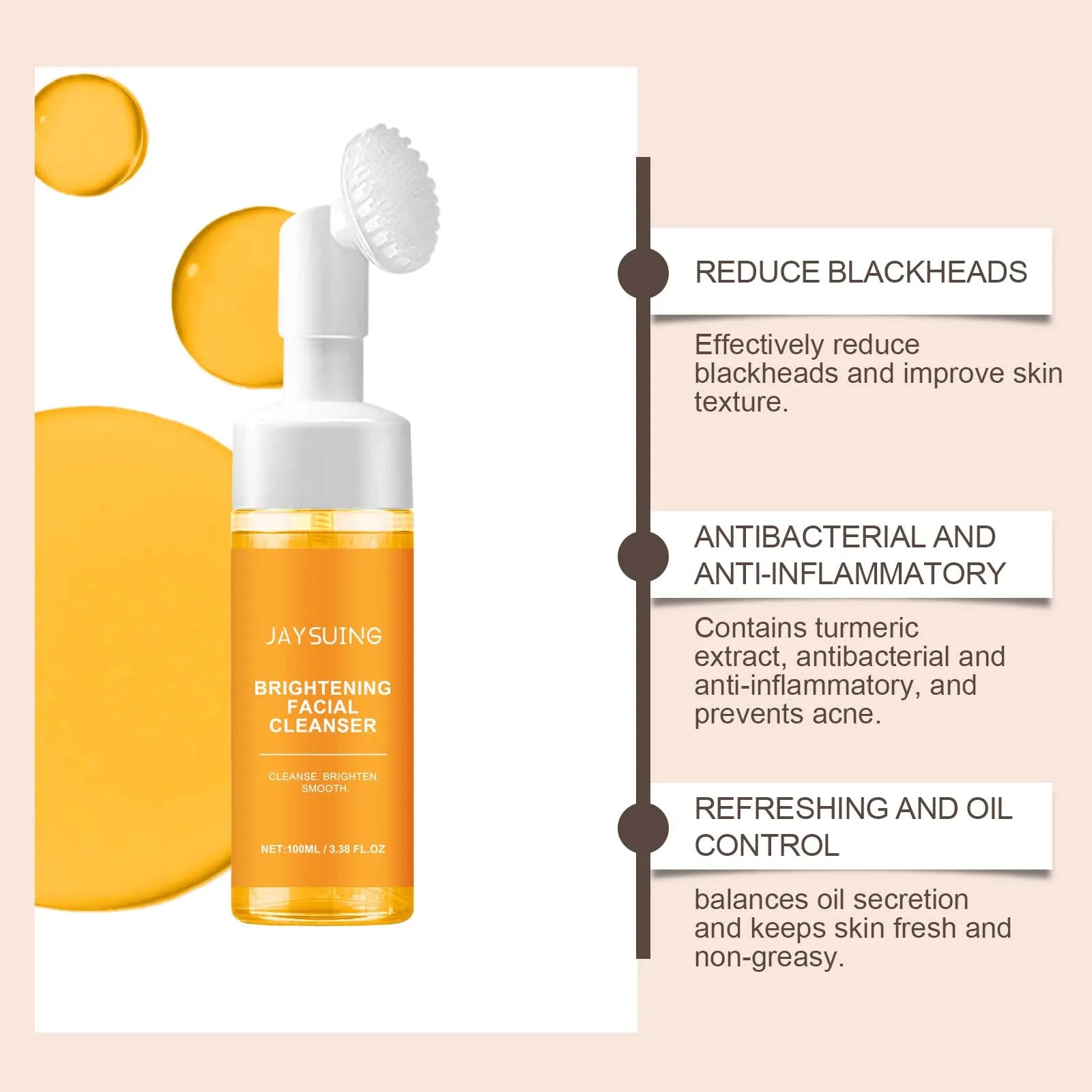 Jaysuing Turmeric Cleanser – Brightening & Anti-Wrinkle