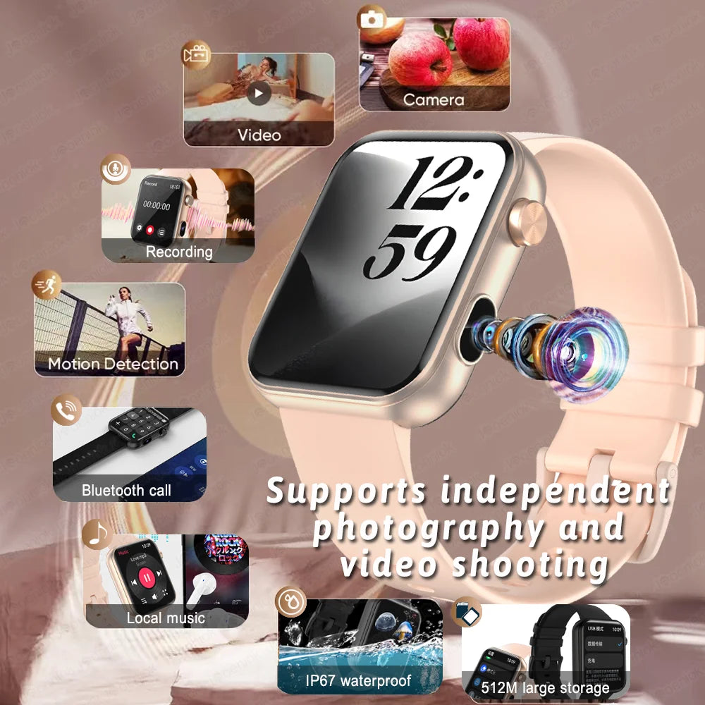 SmartWatch Pro 2025 – Waterproof with Camera