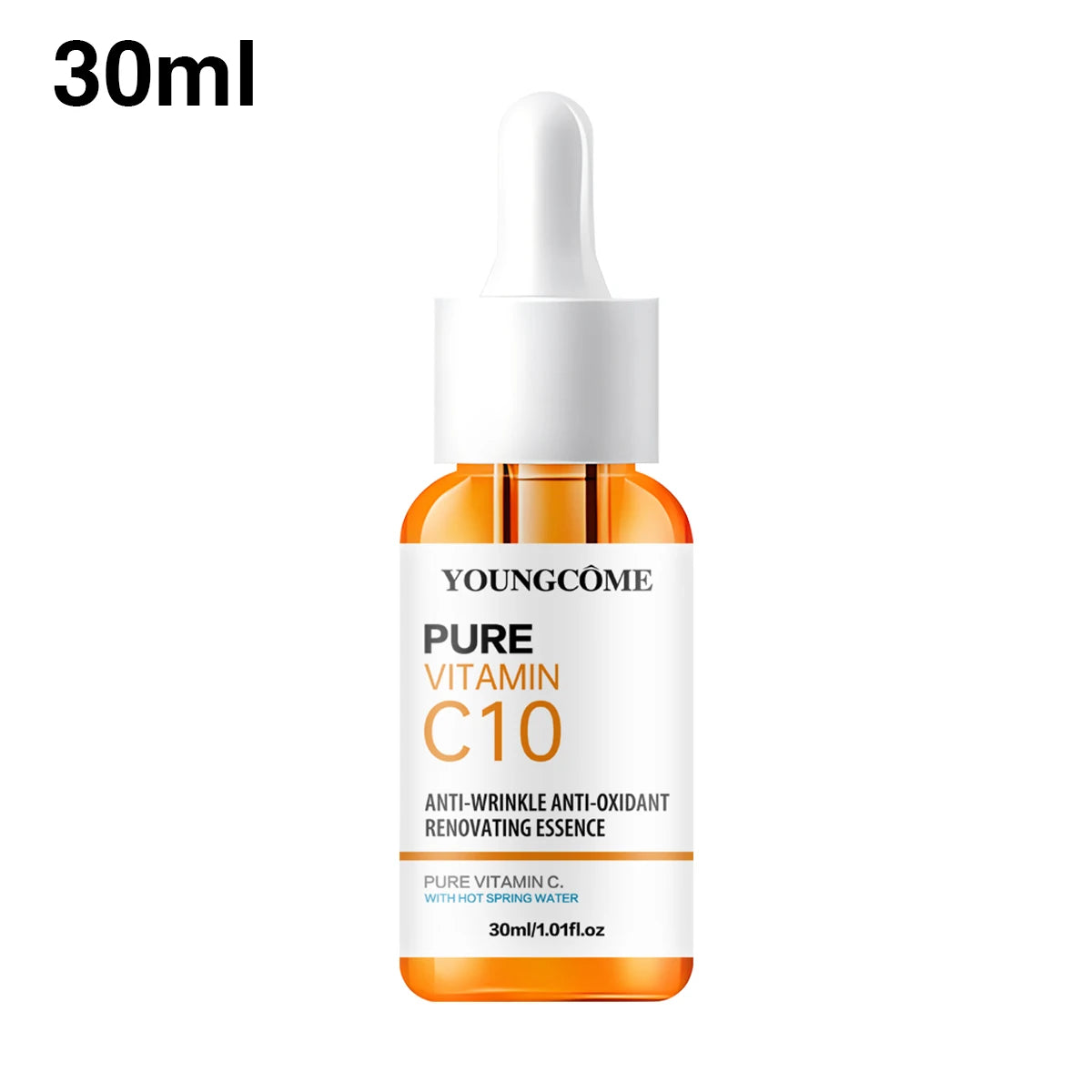 Vitamin C + Hyaluronic Acid Serum – Brightening & Anti-Aging
