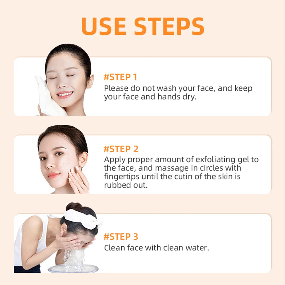 Orange Exfoliating Gel – Brightening & Gentle Scrub