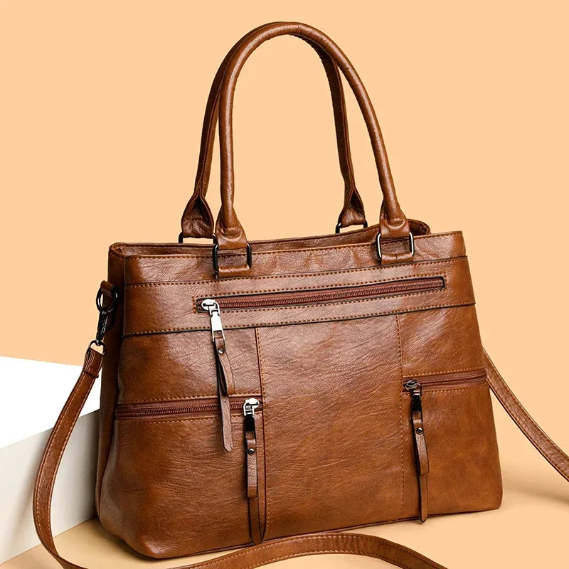 Premium Faux Leather Handbag – Modern & Chic