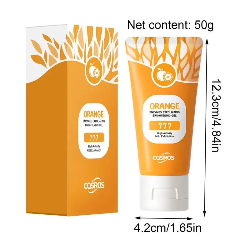 Orange Exfoliating Gel – Gentle Face & Body Scrub