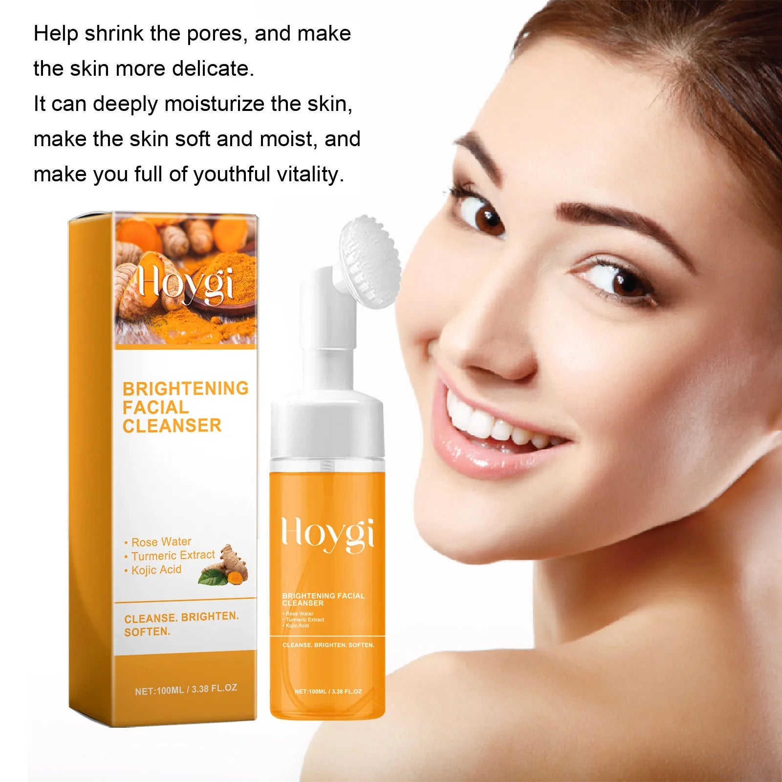 Turmeric + Kojic Acid Cleanser – Dark Spot & Oil Control